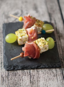 Brochettes de raisin pour l'apéro Brochettes de raisin pour l'apéro