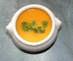 Velouté courges pois chiches